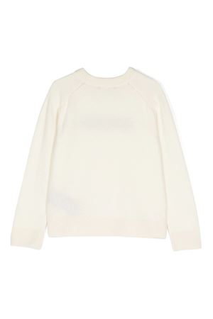 maglione in lana bianco BALMAIN PARIS KIDS | BV9B00Z2409102NE